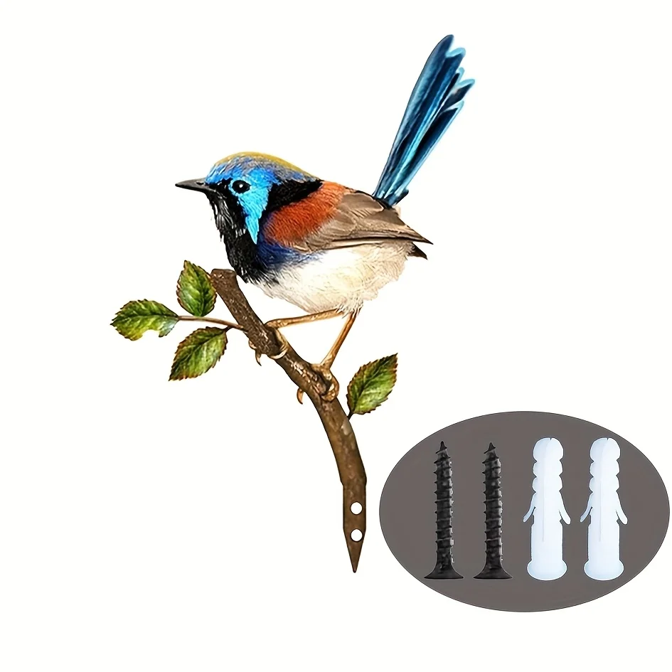 Metal Branch Bird Fence Garden Decoration Insert thumbnail 3