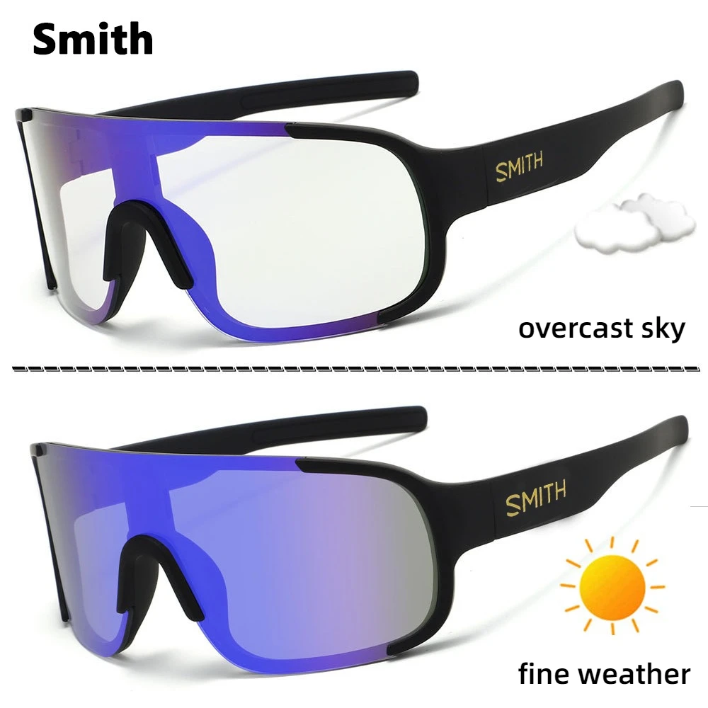 Smith Photosensitive color-changing sunglasses running and hiking sunglasses Cycling Baseball Glasses Protective Equipment thumbnail 2