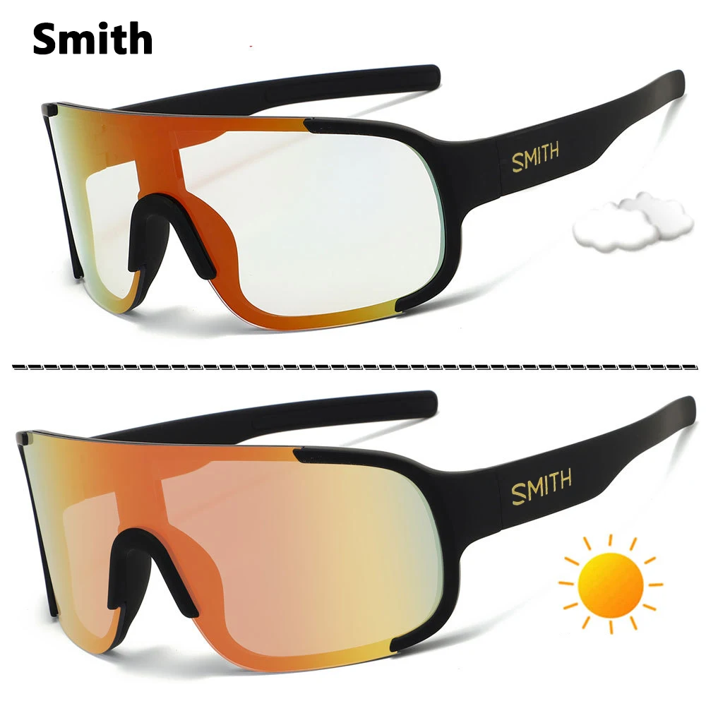 Smith Photosensitive color-changing sunglasses running and hiking sunglasses Cycling Baseball Glasses Protective Equipment thumbnail 3
