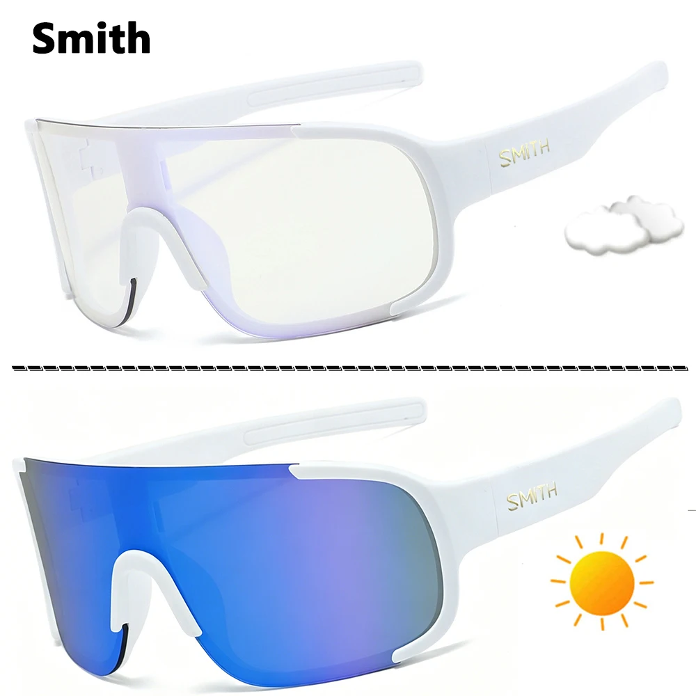 Smith Photosensitive color-changing sunglasses running and hiking sunglasses Cycling Baseball Glasses Protective Equipment thumbnail 4