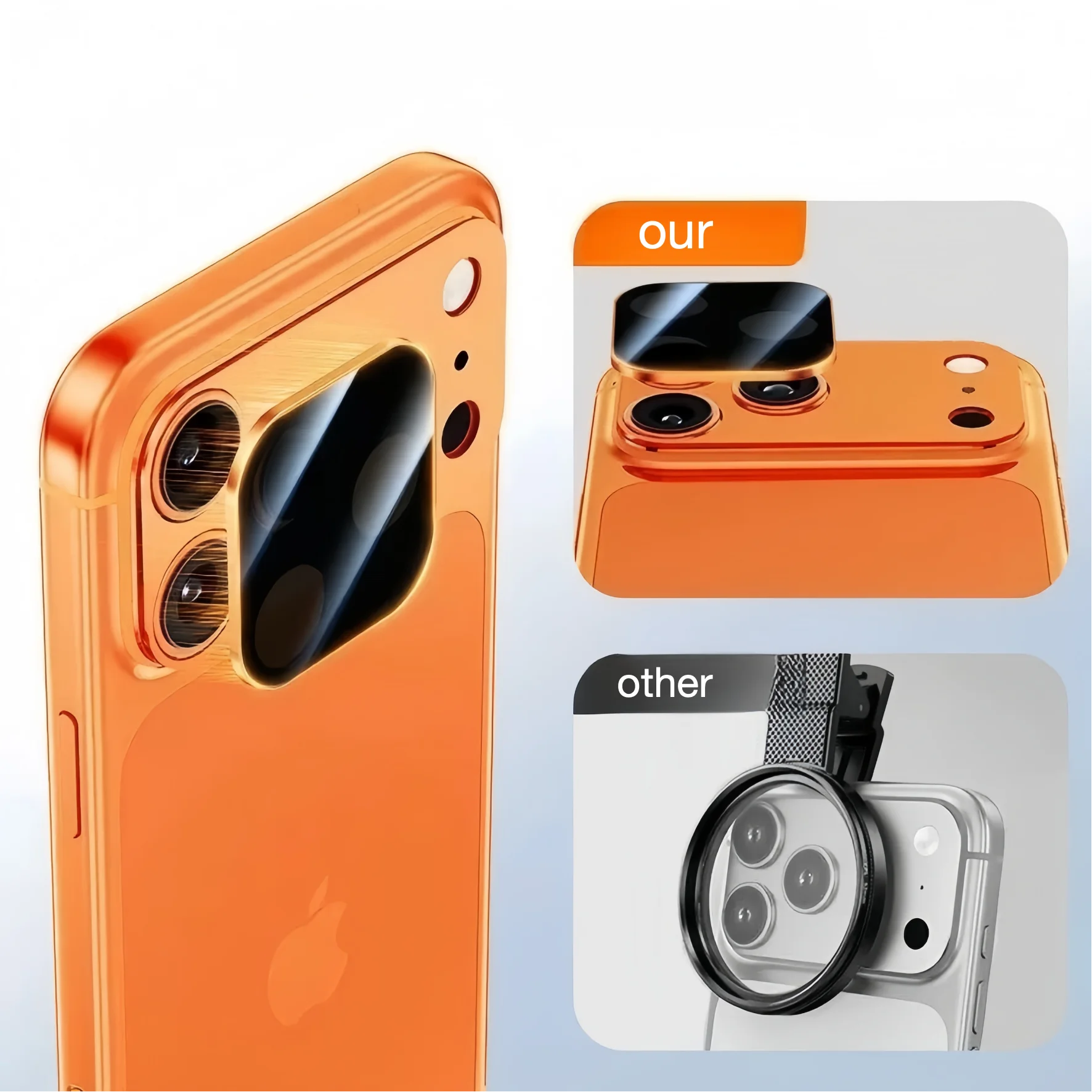magnetic circular polarization filter lens filter suitable for iPhone 17 Pro Max, increases color saturation reduces reflection thumbnail 4