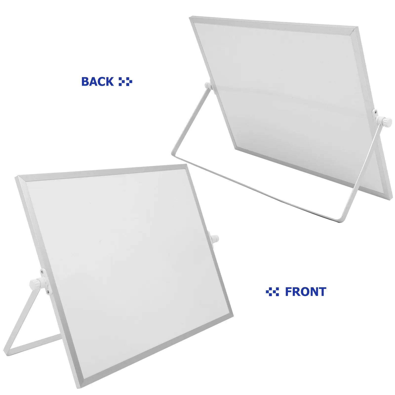 Magnetic Notice Whiteboard Aluminum Alloy Frame Office Desk Writing Board Erasable Dry Erase Board Multi-Use for Home School thumbnail 2