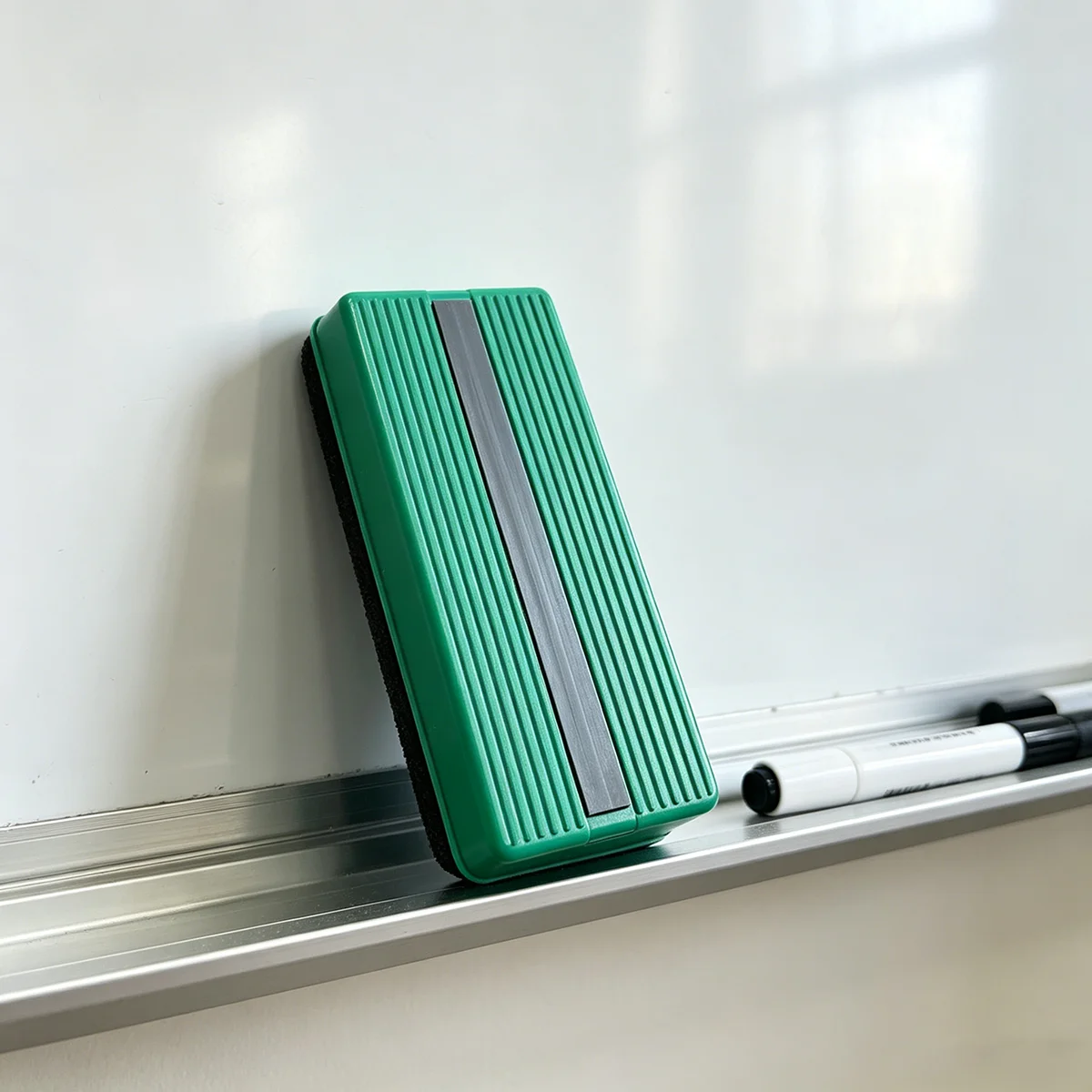Magnetic Whiteboard Eraser, Dry Erase Board Cleaner for Classroom, Office & Home (Red/Black/Green, Washable) thumbnail 6