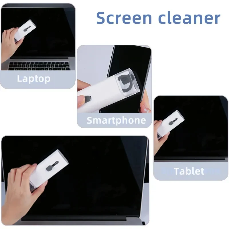 7-in-1 Computer Keyboard Cleaner Brush Kit Earphone Cleaning Pen For Headset Keyboard Cleaning Tools Cleaner Keycap Puller Kit thumbnail 5