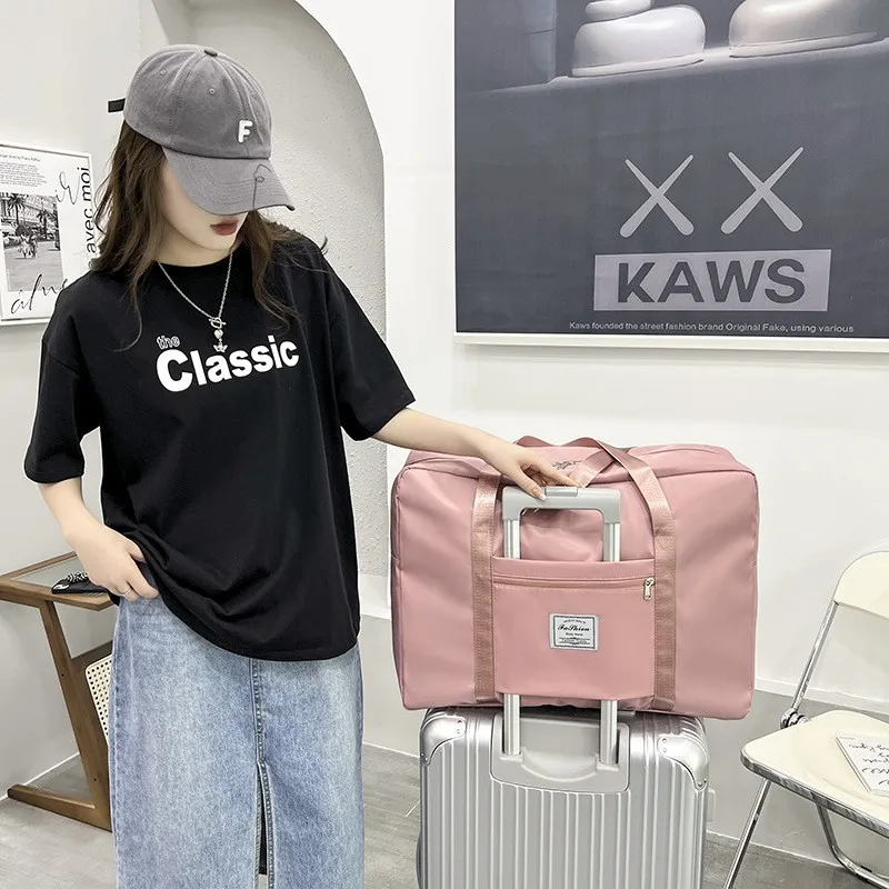 Foldable Travel Bag, Waterproof Unisex Storage Shoulder Bag, Luggage Bag, Handbag, Travel Tote Bag, Fitness Yoga Backpack. thumbnail 6