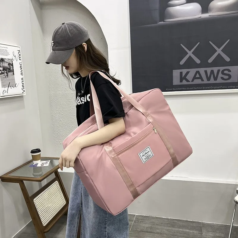 Foldable Travel Bag, Waterproof Unisex Storage Shoulder Bag, Luggage Bag, Handbag, Travel Tote Bag, Fitness Yoga Backpack. thumbnail 4