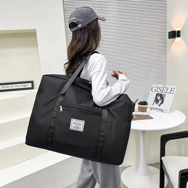 Foldable Travel Bag, Waterproof Unisex Storage Shoulder Bag, Luggage Bag, Handbag, Travel Tote Bag, Fitness Yoga Backpack. thumbnail 5