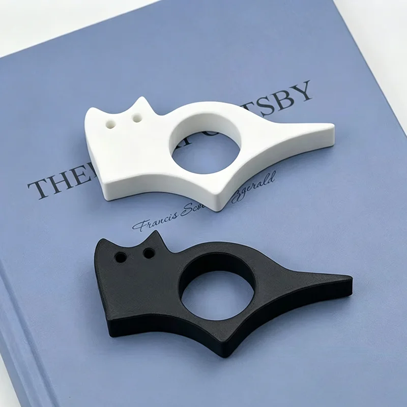 1Pc Cat Thumb Book Page Holder Bookmark Cute cartoon animal reading stand auxiliary tool school supplies gift bookmark thumbnail 3