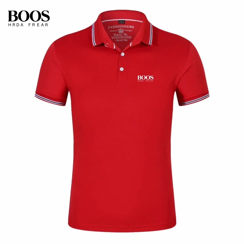 New men's high-quality short sleeved polo shirt, summer fashion, casual, breathable, sweat absorbing, cool and versatile top thumbnail 2