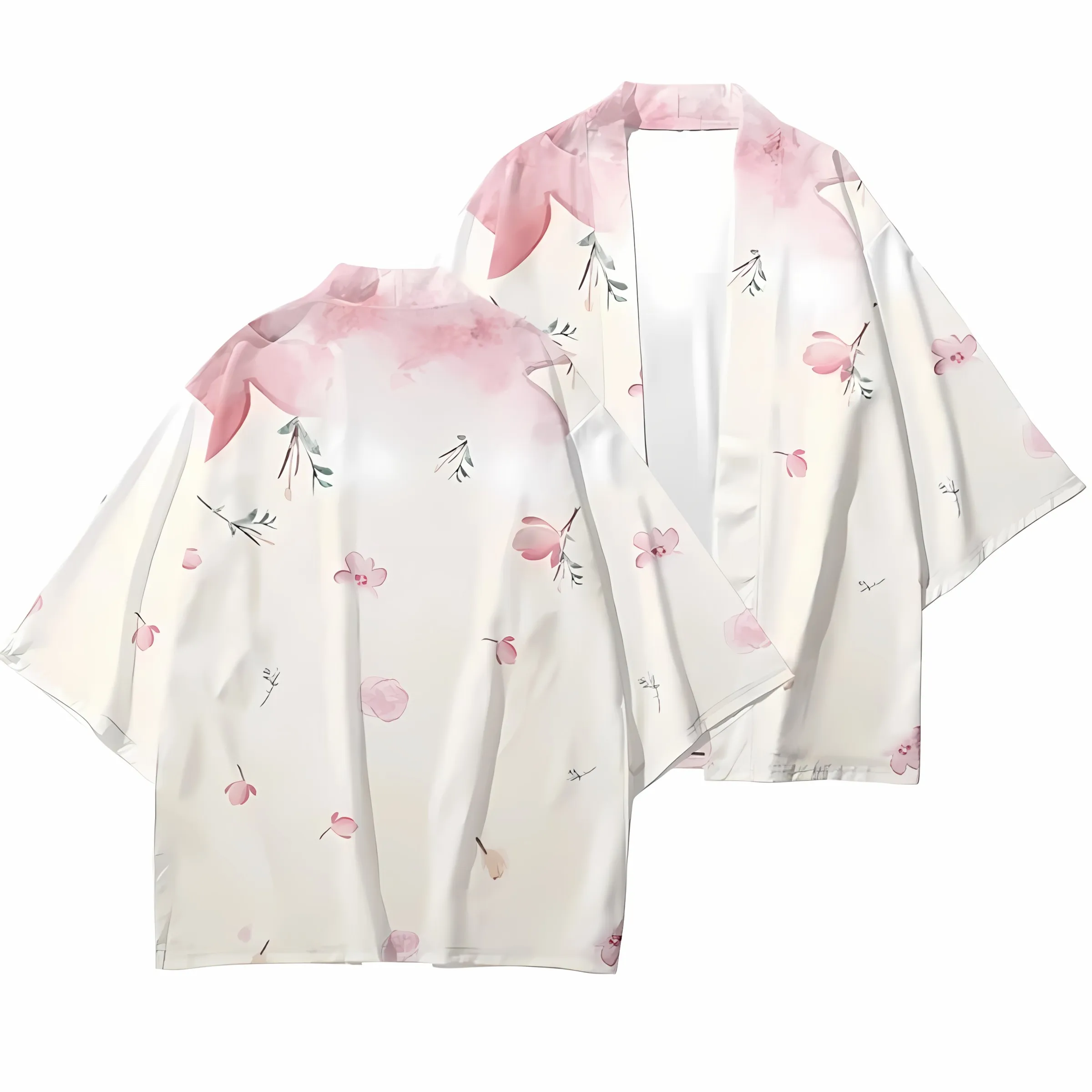 2026 Summer New Men's Kimono with 3D Pattern Print for Street Casual Fashion Comfortable Soft Breathable thumbnail 6