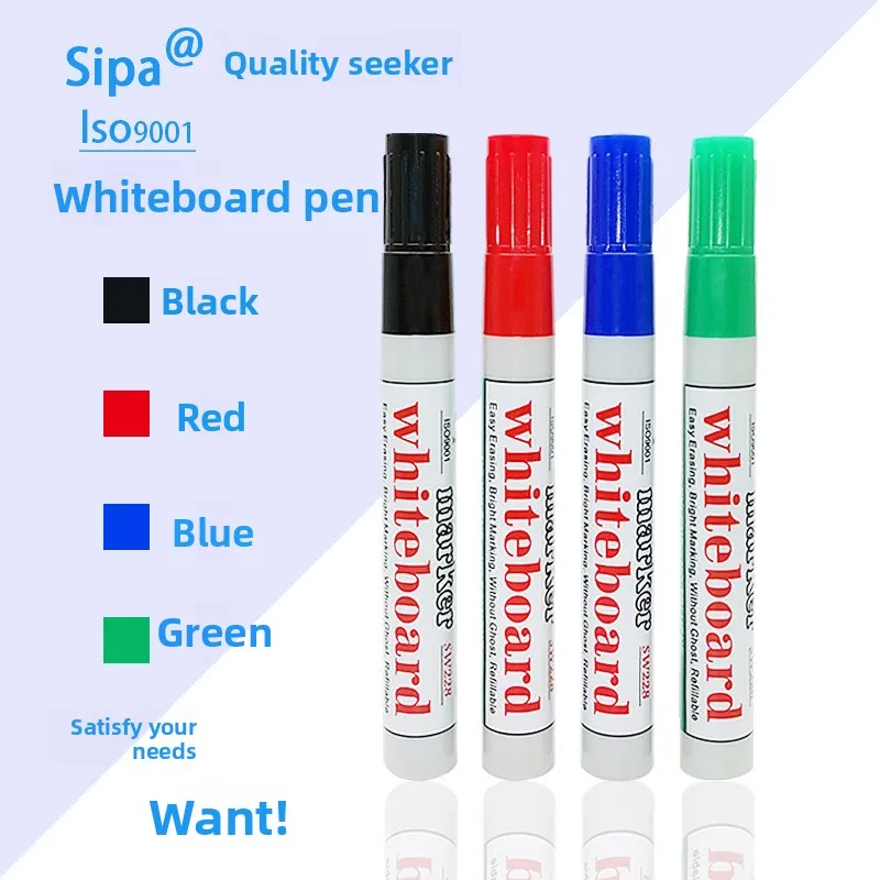 10Pcs/Set Erasable Magnetic Whiteboard Marker Pen Blackboard Marker Chalk Glass Ceramics Office School Art Marker Stationery