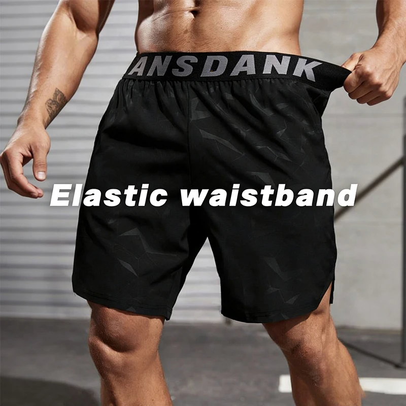 Men Running Shorts Summer Sportswear Male Football Clothing Gym Fitness Tracksuit Jogging Training Shorts Sport Short Pant Men thumbnail 3