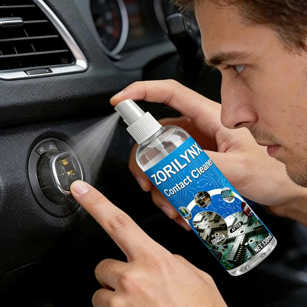 130ml Electronic Contact Cleaner Spray Fast Drying No Residue Formula for Circuit Board PC Laptop Precision Cleaning Zorilynx thumbnail 4