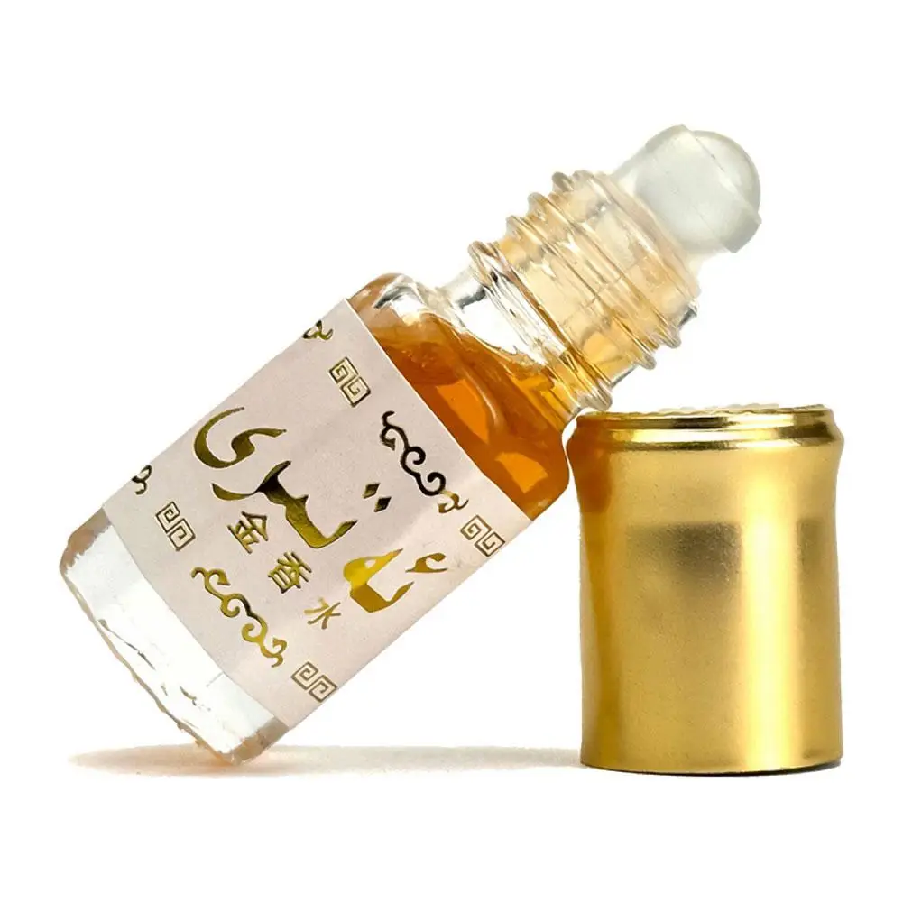 Arabian Gold Perfume Oil Roll On Bottle Long Lasting Fragrance Body Perfume Unisex Portable Long Lasting Scent Body Fragrance thumbnail 6