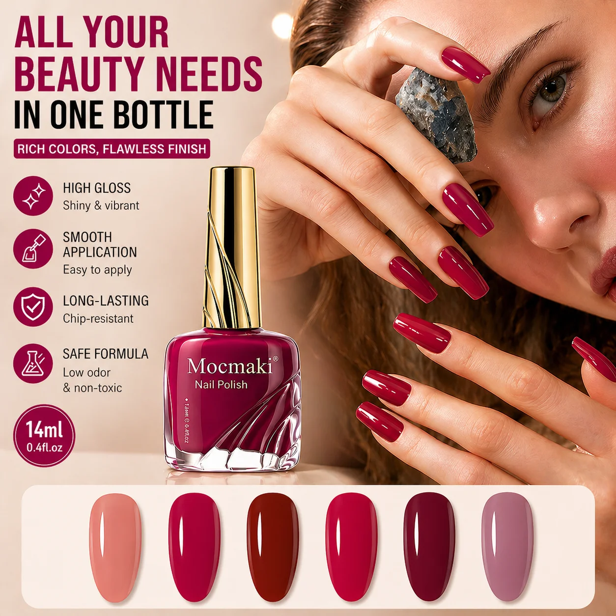 36 Colors Peel Off Nail Polish Set Quick Dry Long Lasting High Gloss Non Toxic Odorless Manicure Easy Remove Gel Style Nail Art thumbnail 3
