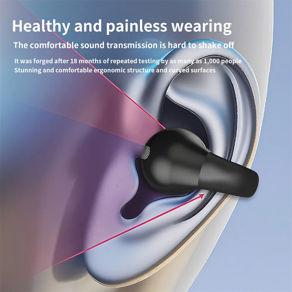 Earphone Clip Wireless Bluetooth Headphone Air Conduction Headset High Quality TWS Auriculares Sport Noise Canceling With Mic thumbnail 2