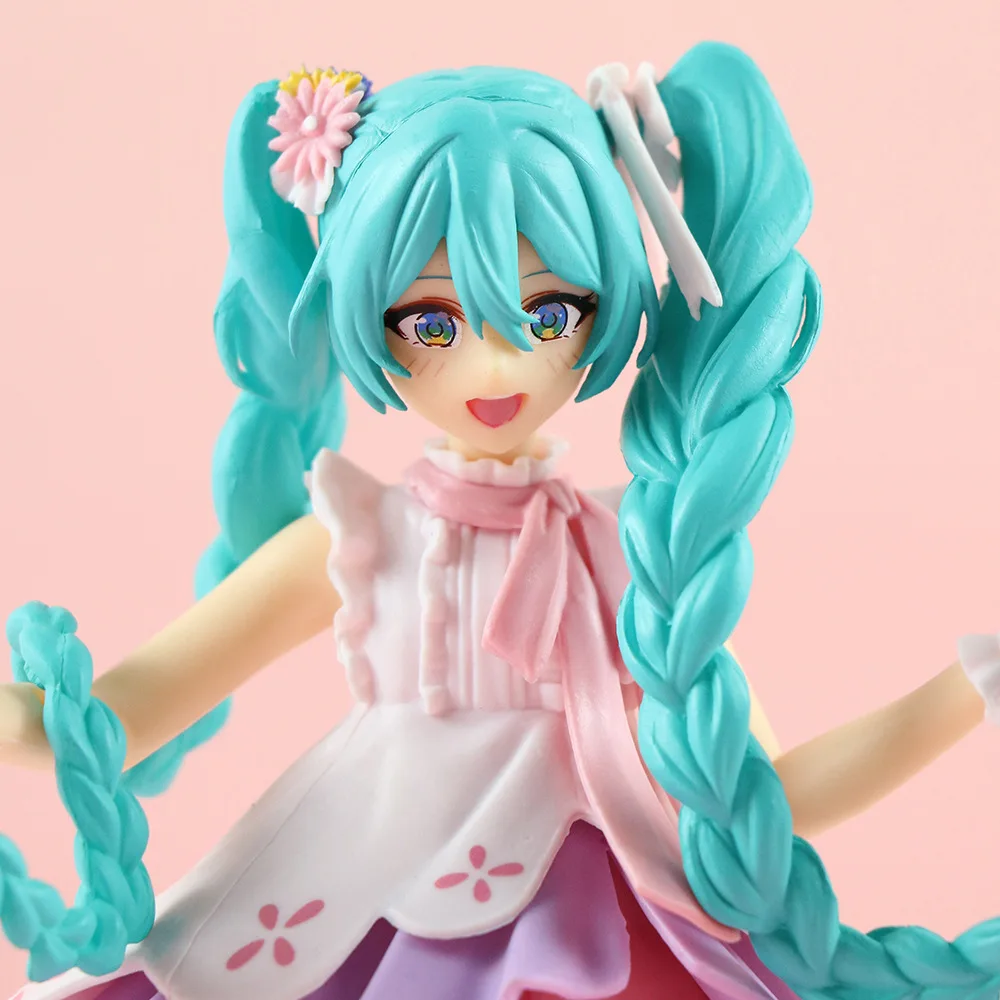 Hot Kawaii Girl Hatsune Miku Anime Figure Fashion Subclture Miku Action Figure Birthday Gift PVC Collection Model Doll Toys thumbnail 2