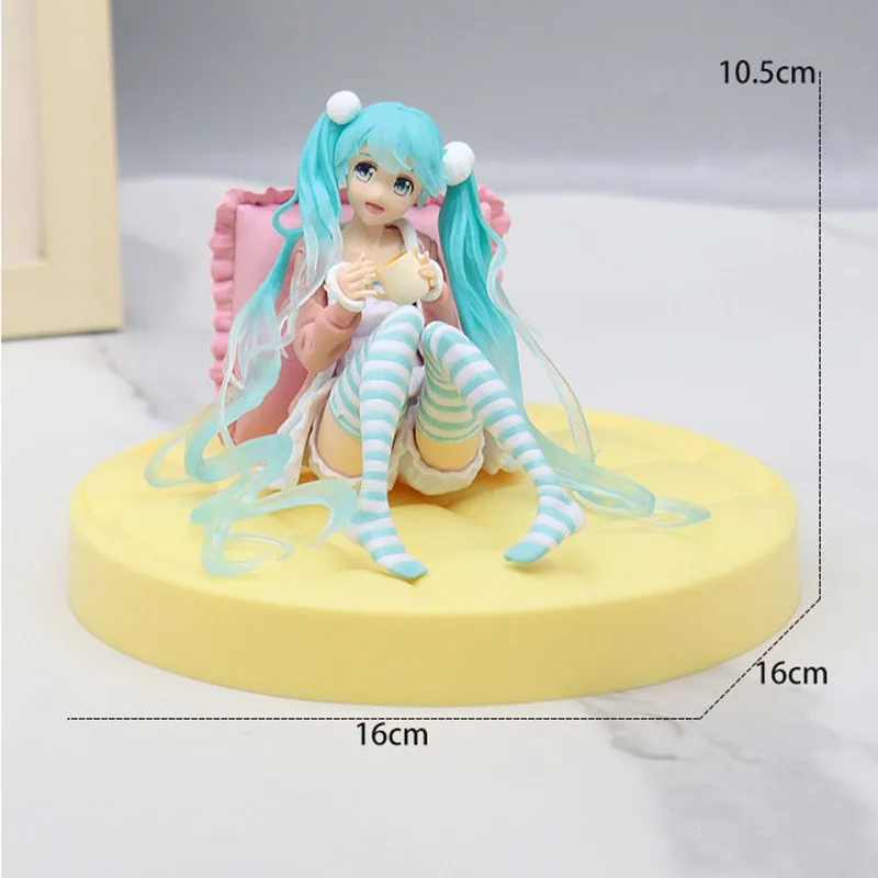 Hot Kawaii Girl Hatsune Miku Anime Figure Fashion Subclture Miku Action Figure Birthday Gift PVC Collection Model Doll Toys thumbnail 6