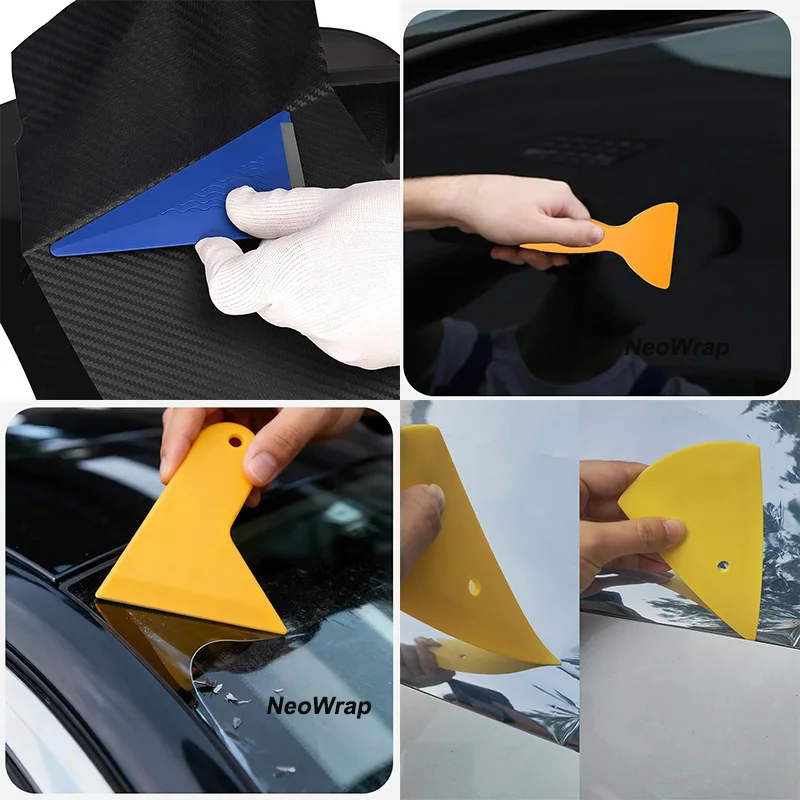 Car Vinyl Wrap Tool Kits Covering Vinyl Spatula Foiling Set Scraper for Window Tint Wrapping Squeegee Tools Car Accessories thumbnail 5