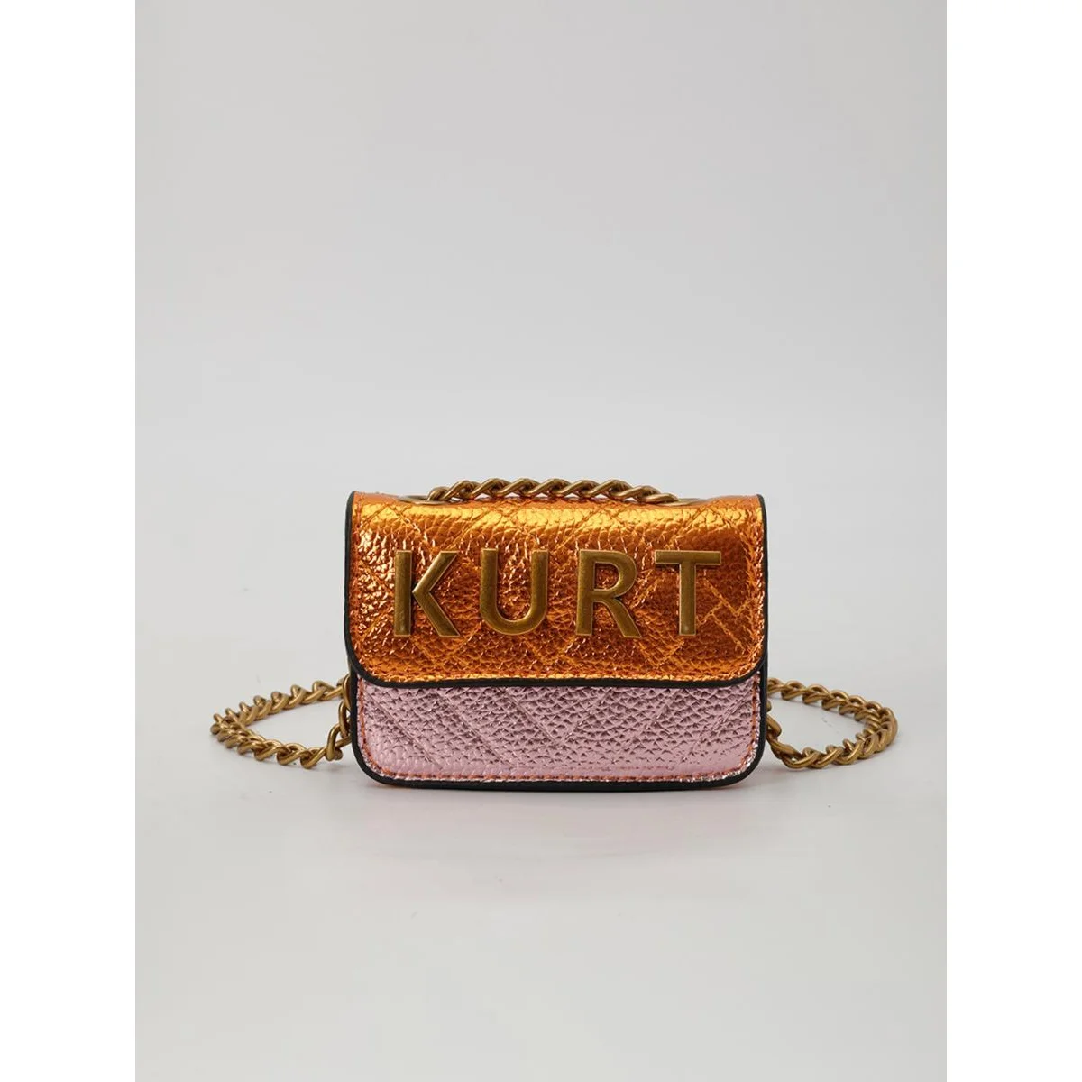 Mini Magnetic Crossbody Bag – Letter Flap, Chain Strap, Zipper Closure. Multi-Color, Perfect for Casual, Office & Everyday Use. thumbnail 5
