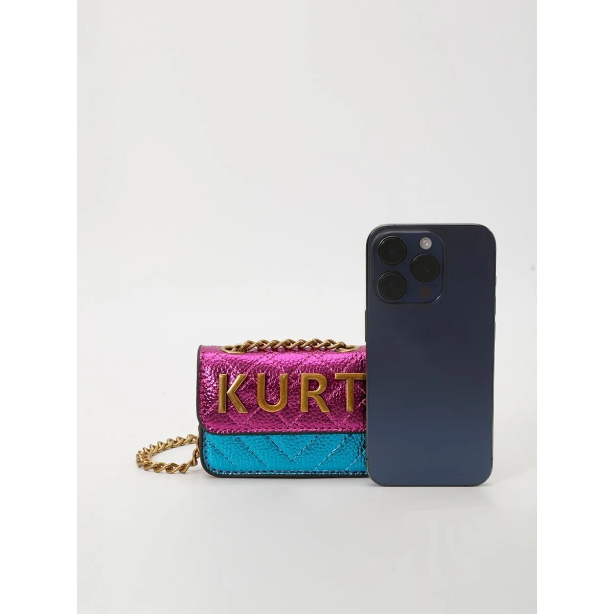 Mini Magnetic Crossbody Bag – Letter Flap, Chain Strap, Zipper Closure. Multi-Color, Perfect for Casual, Office & Everyday Use. thumbnail 3