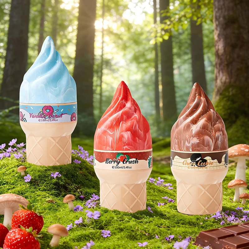 Gourmet Dessert Perfume Spray,Chocolate Cookie/Cotton Candy/Caramel Popcorn Fragrance Mist,Sweet Women Strawberry Vanilla Scent thumbnail 3