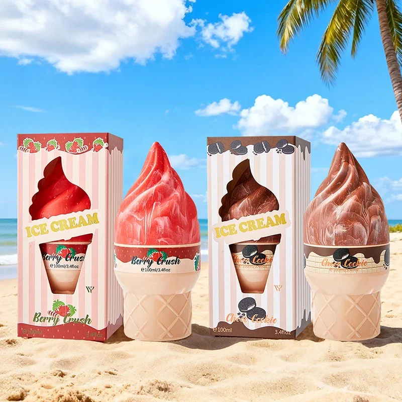 Gourmet Dessert Perfume Spray,Chocolate Cookie/Cotton Candy/Caramel Popcorn Fragrance Mist,Sweet Women Strawberry Vanilla Scent thumbnail 2