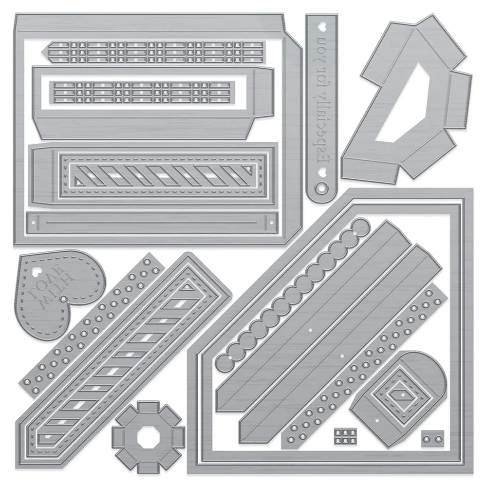 Metal Cutting Dies Octavia Bow Box Die Mold Craft Decoration Embossing Template DIY Greeting Card Handmade 2026 Holiday Knife thumbnail 3