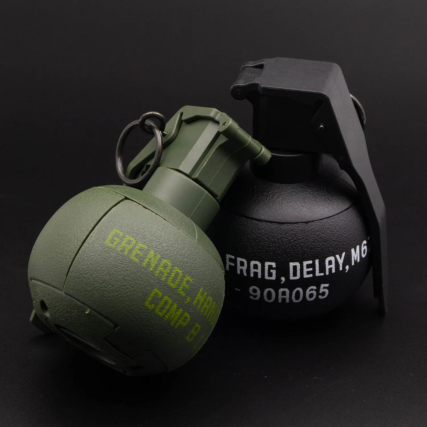 EF Grenade Model Toy Pull Ring Impact Grenade with 1 Bag Ammo, Tactical Airsoft Paintball Fun Toy for Adults Outdoor CS Game thumbnail 4