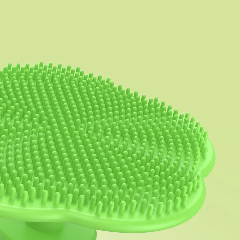 Silicone Shampoo Brush for Baby Infant Bathing Soft Silicone Boys Kids Shower Brush Head Hair Washing Massage Brushes Wipe Comb thumbnail 4