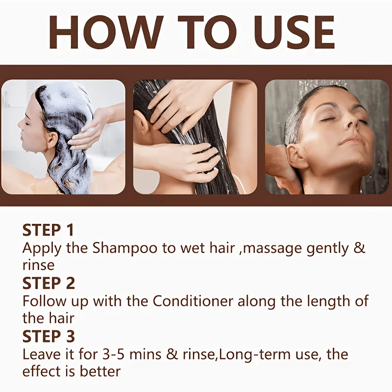 GSWP Black Rice Moisturizing Shampoo Conditioner Set, can gently care for and deeply nourish the hair,making the hair fresh.200g thumbnail 6