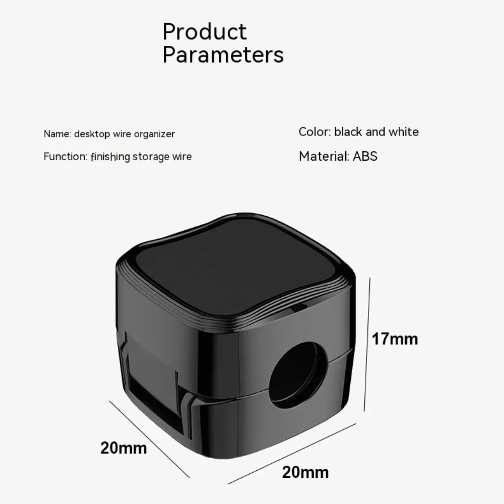 Magnetic Strong ​Cable Clips Adjustable Cord Holder | Adhesive Under Desk Mgmt Organizer for Home Office Car Wall Desktop​​ thumbnail 6