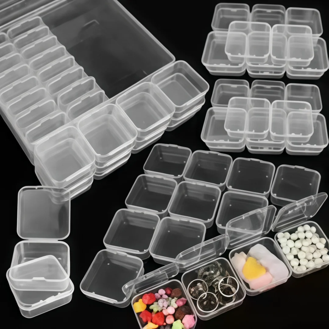 DIY Diamond Painting Embroidery Storage Box, Nail Art Jewelry Rhinestone Mosaic Storage Container, Multifunctional Storage Box thumbnail 6