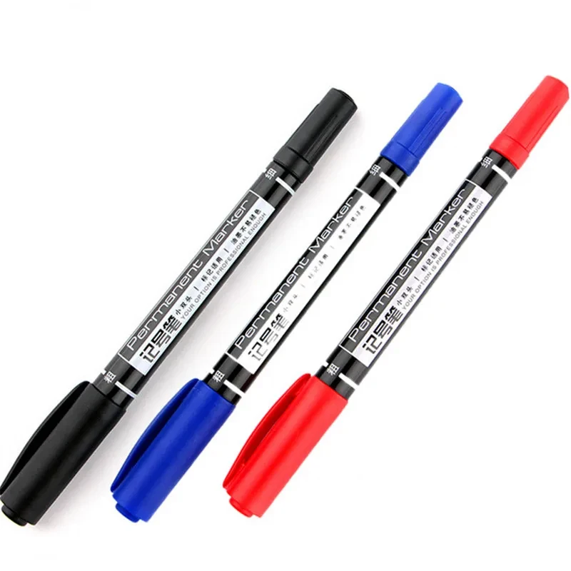1/2/3pcs New 3pcs Colour Two Nib Waterproof Ink Art Markers Permanent Student School Office Supplies Painting Pen New thumbnail 6