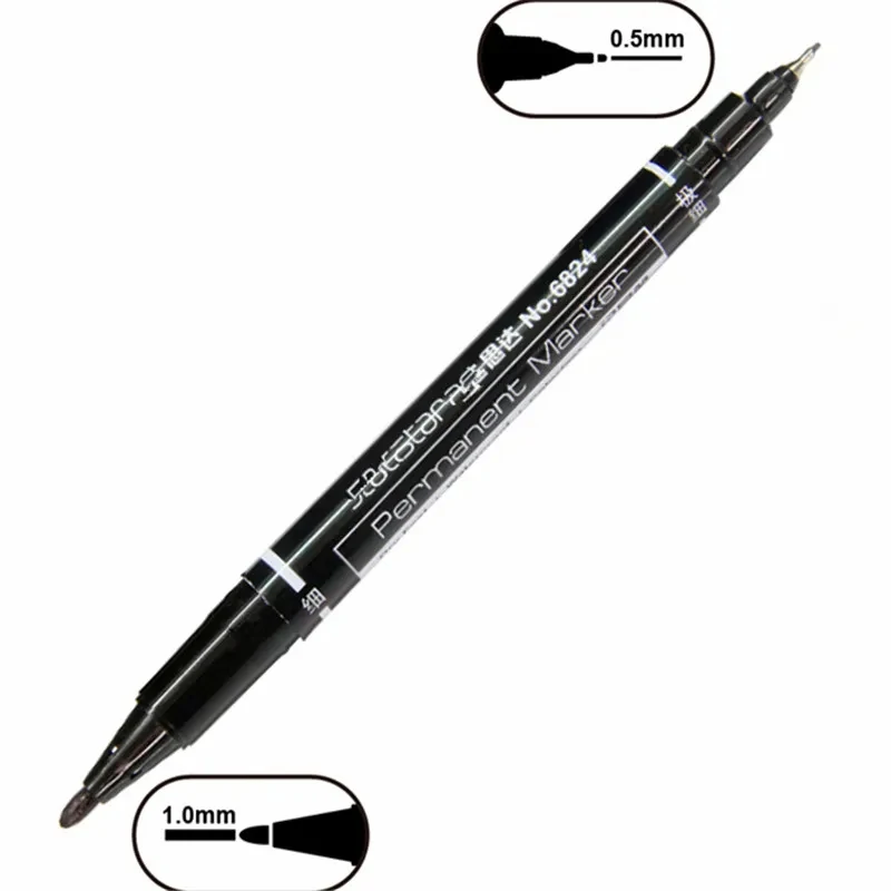 1/2/3pcs New 3pcs Colour Two Nib Waterproof Ink Art Markers Permanent Student School Office Supplies Painting Pen New thumbnail 4
