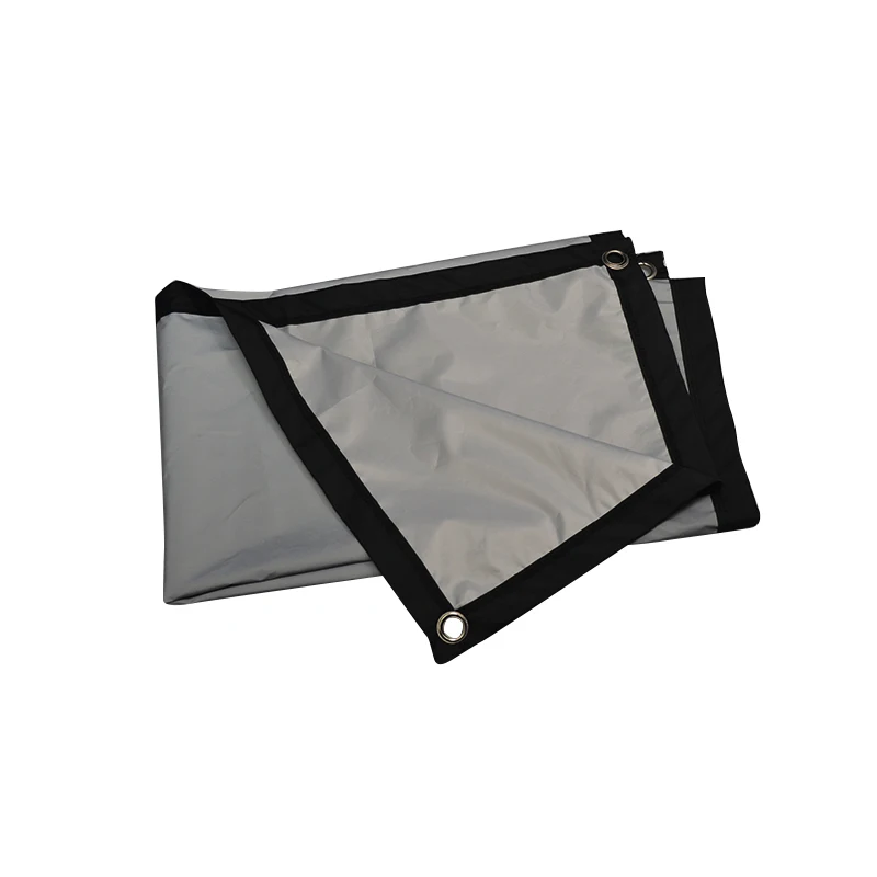 LEJIADA New 16:9 Anti-Light Projector Screen Black Border With Holes Metal Grey Portable ±30° Wide Viewing Angle Home 60-133Inch thumbnail 6