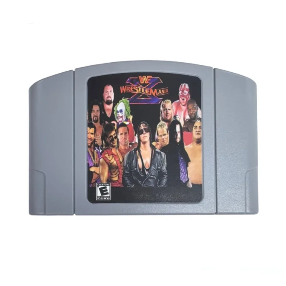 N64 Game Cassette, US Version,WCW Saturday Night， WrestleMania X ， 64-bit English Game Cassette, Collection Hobbies, Toy Gifts thumbnail 3