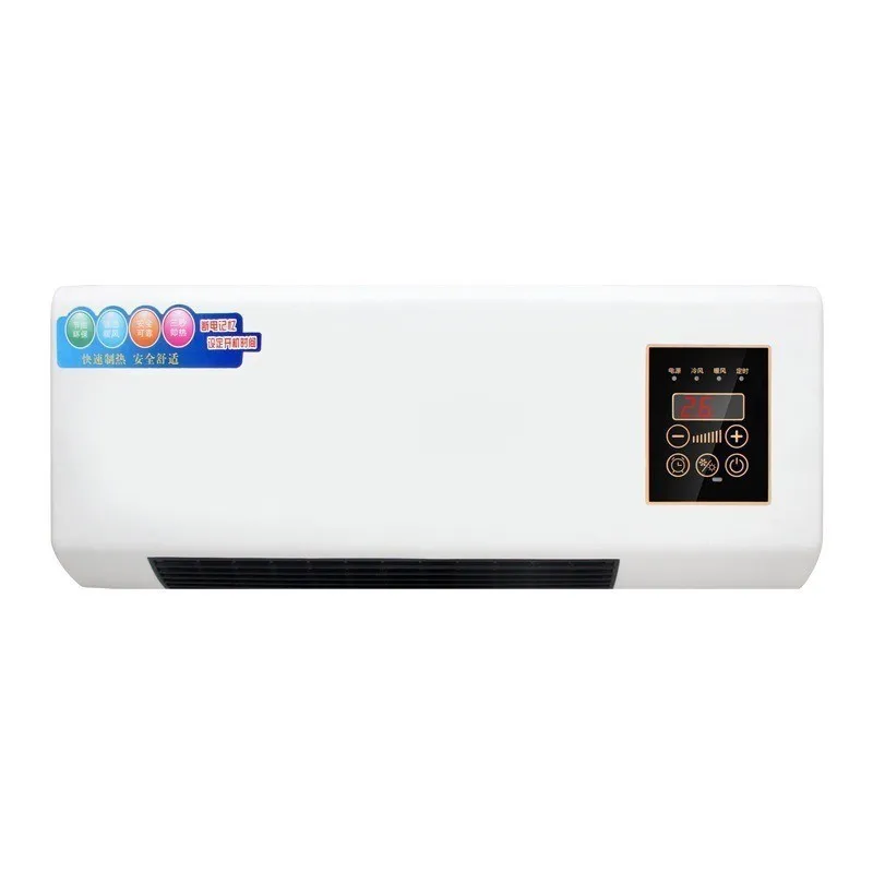 Cold & Warm Dual Use Mobile Mini Air Conditioner Wall Mounted Heater Fan Home Bedroom Bathroom Electric Heater thumbnail 6