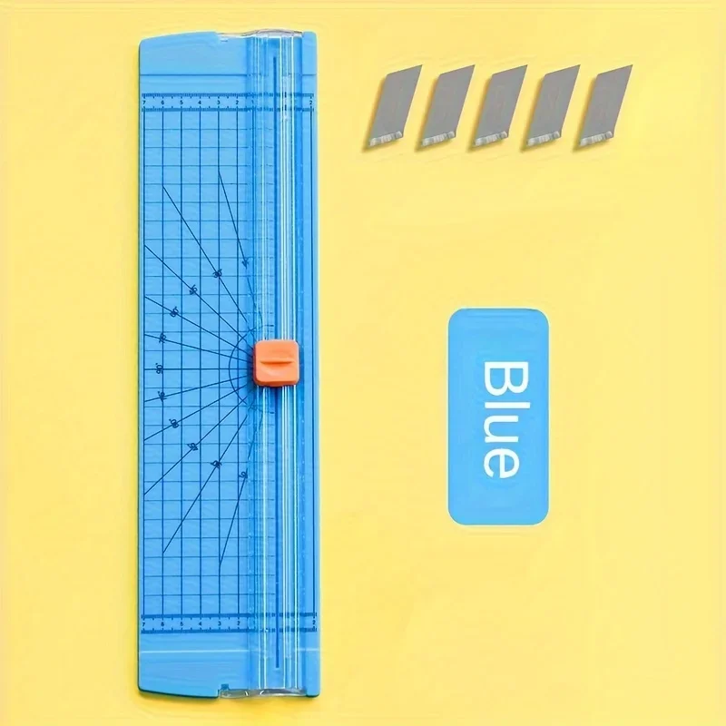 1pc A4 Paper Cutter Precision Paper Photo Trimmers Cutter Scrapbook Trimmer Lightweight Cutting Mat Machine for Office thumbnail 4