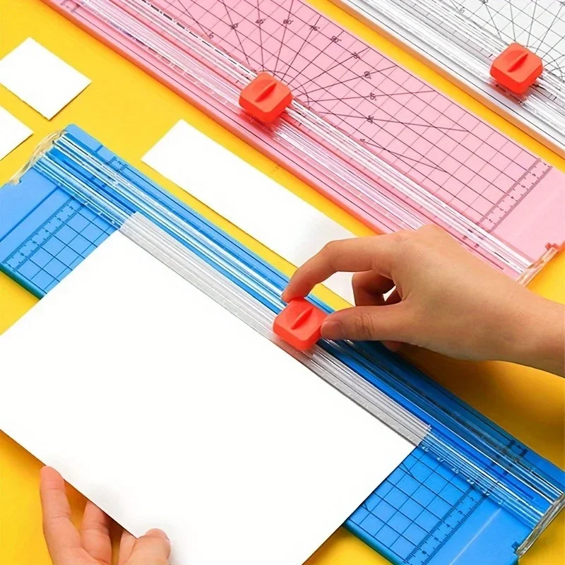 1pc A4 Paper Cutter Precision Paper Photo Trimmers Cutter Scrapbook Trimmer Lightweight Cutting Mat Machine for Office
