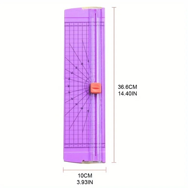 1pc A4 Paper Cutter Precision Paper Photo Trimmers Cutter Scrapbook Trimmer Lightweight Cutting Mat Machine for Office thumbnail 2