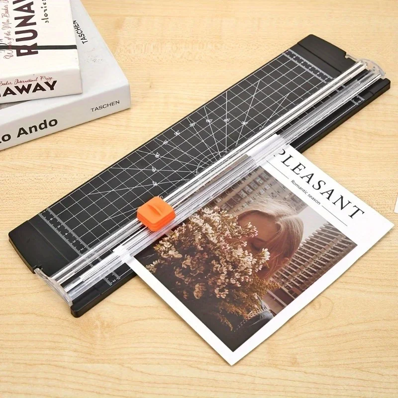 1pc A4 Paper Cutter Precision Paper Photo Trimmers Cutter Scrapbook Trimmer Lightweight Cutting Mat Machine for Office thumbnail 3