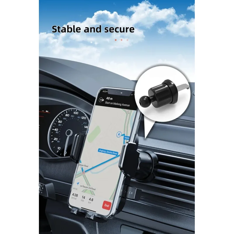 2Pcs Universal Car Phone Holder Suction Cup Stable In Car Navigation Phone Mount Stand thumbnail 6