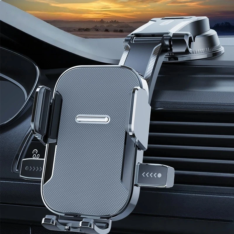2Pcs Universal Car Phone Holder Suction Cup Stable In Car Navigation Phone Mount Stand thumbnail 3