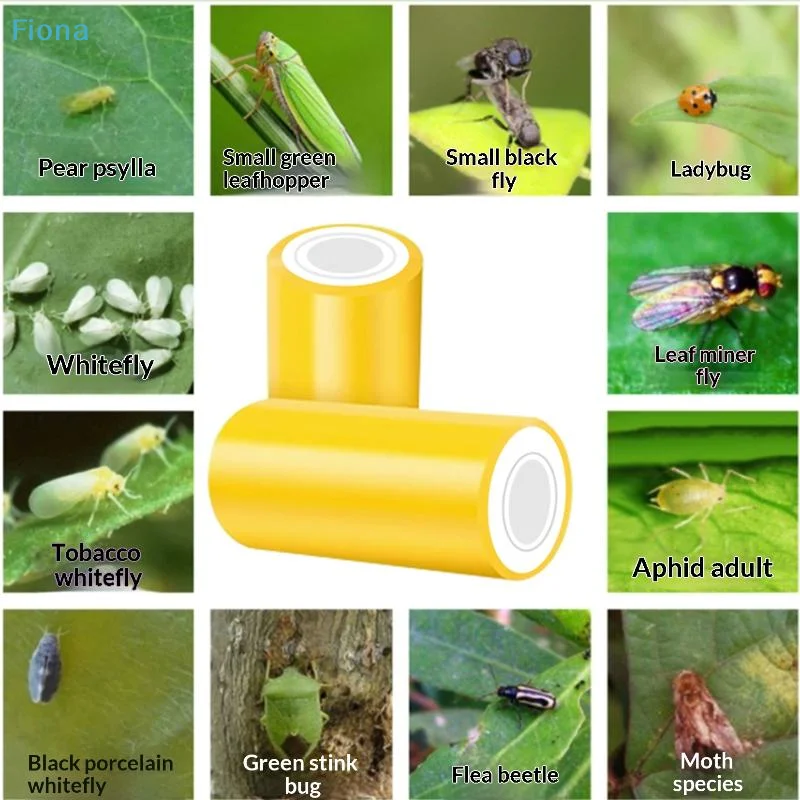 ✔1 Roll Insect Trap 10 Meters Yellow Double-sided Insect Proof Tape Garden Pest Control Prevent Aphids Ants Moths Climbing thumbnail 5