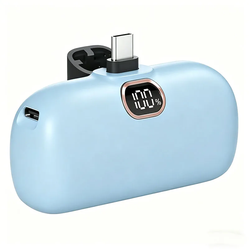 파워뱅크 mini20W fast charging power bank, 5000mAh capsule power bank, iPhone 17/16/15/14 Xiaomi/Samsung/Huawei/Android phones/VIVO thumbnail 4