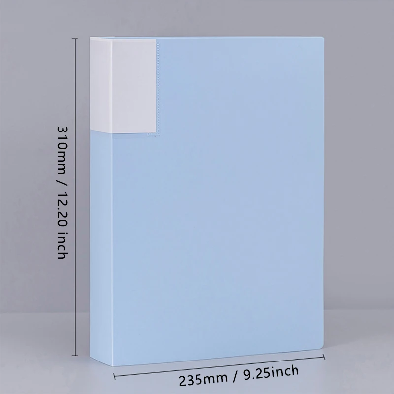 1 pc multi-functional A4 office file folder with transparent inserts, multi-layered and large loose-leaf file folder bookcase thumbnail 6