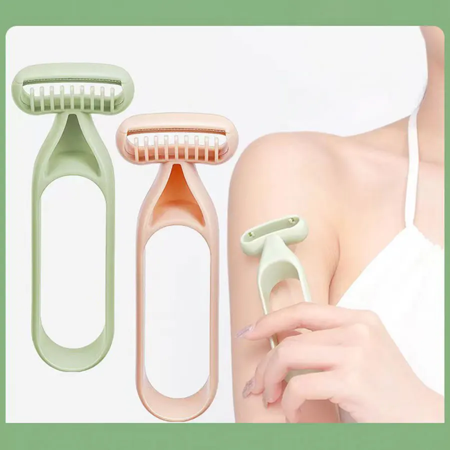 Non-Sensory Armpit Hair Razor Macro Blade Gentle Shaving Remover Leg Underarm Hair Trimmer for Women