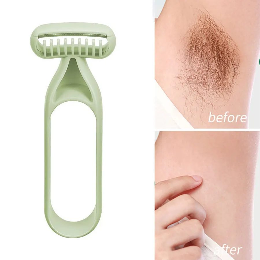 Non-Sensory Armpit Hair Razor Macro Blade Gentle Shaving Remover Leg Underarm Hair Trimmer for Women thumbnail 5