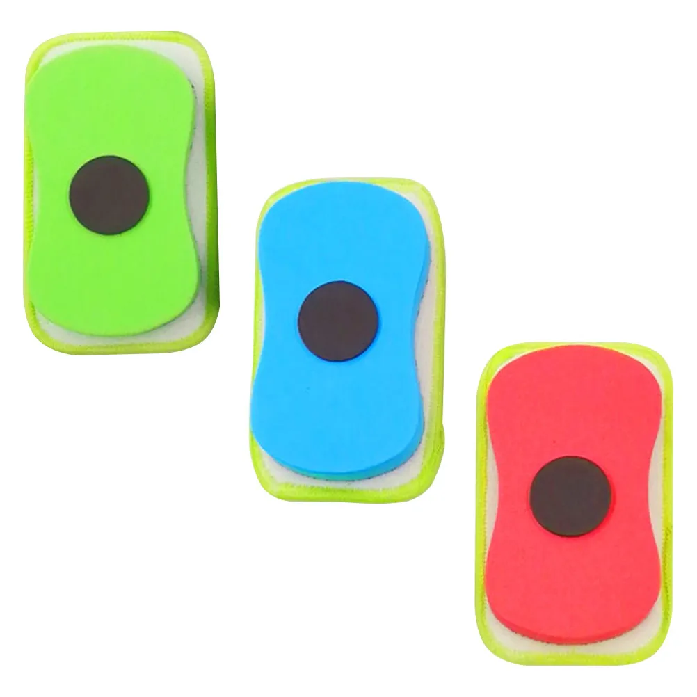 3Pcs Magnetic Whiteboard Erasers Premium Eva Detachable Washable Lightweight Dry Eraser School Office Supply Magnetic Erasers thumbnail 2